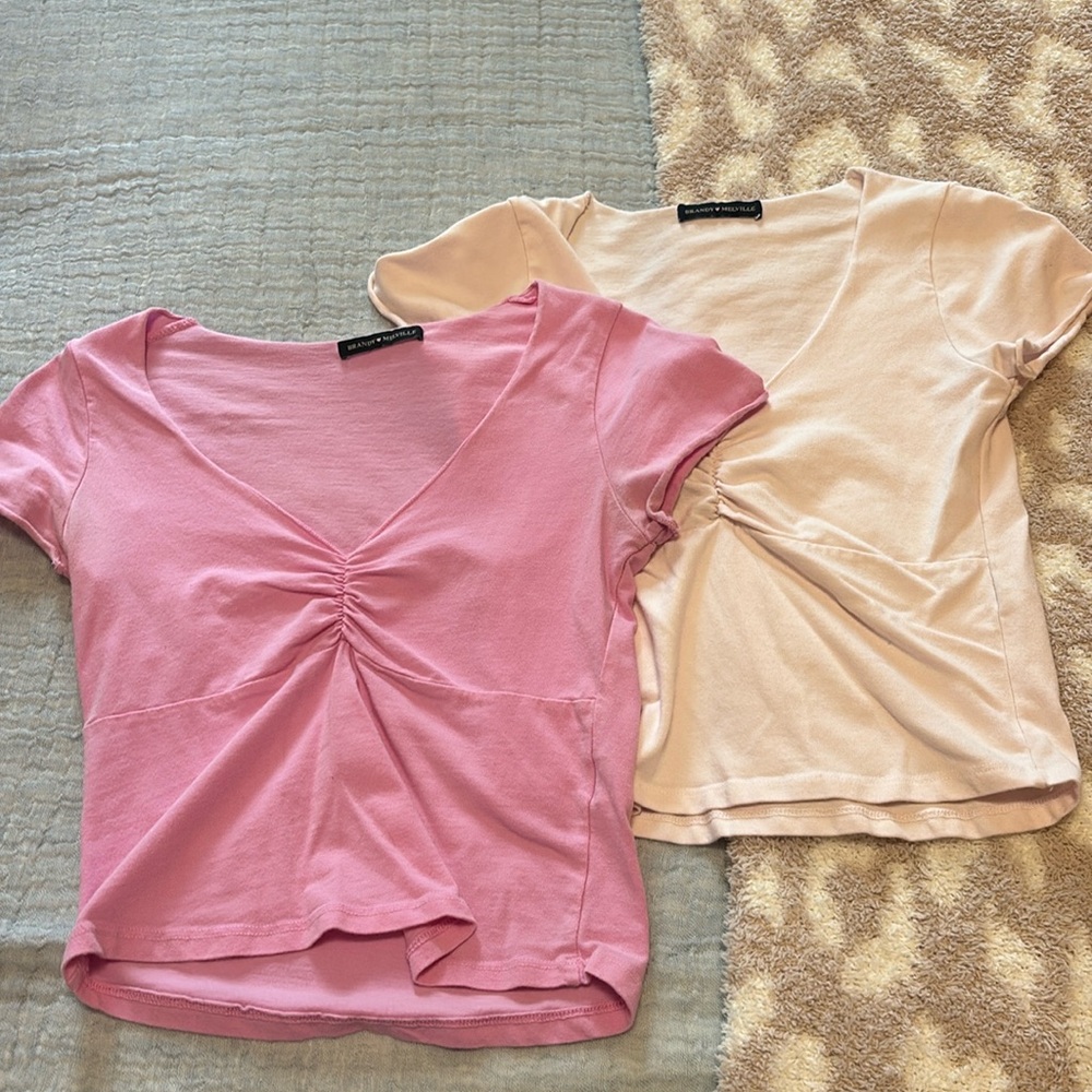 2 brandy melville shirts